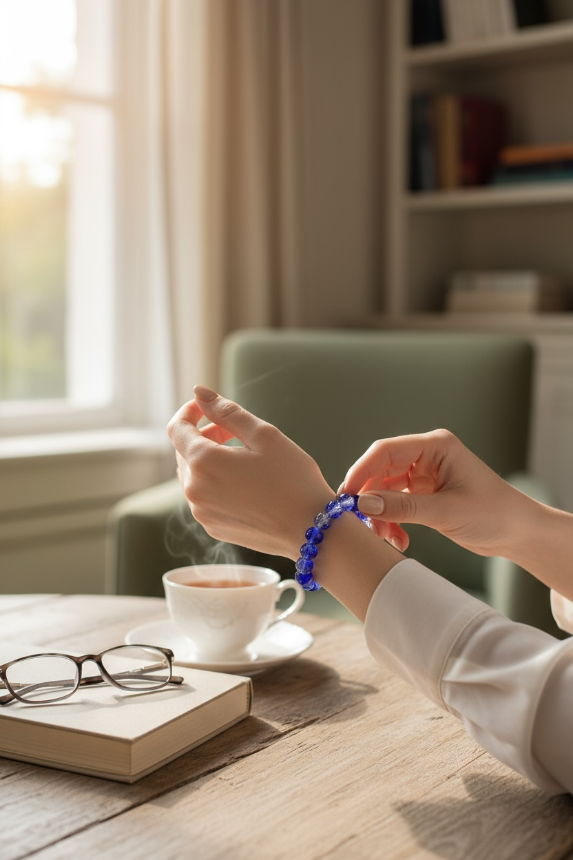 Clear Ocean blue Bracelet