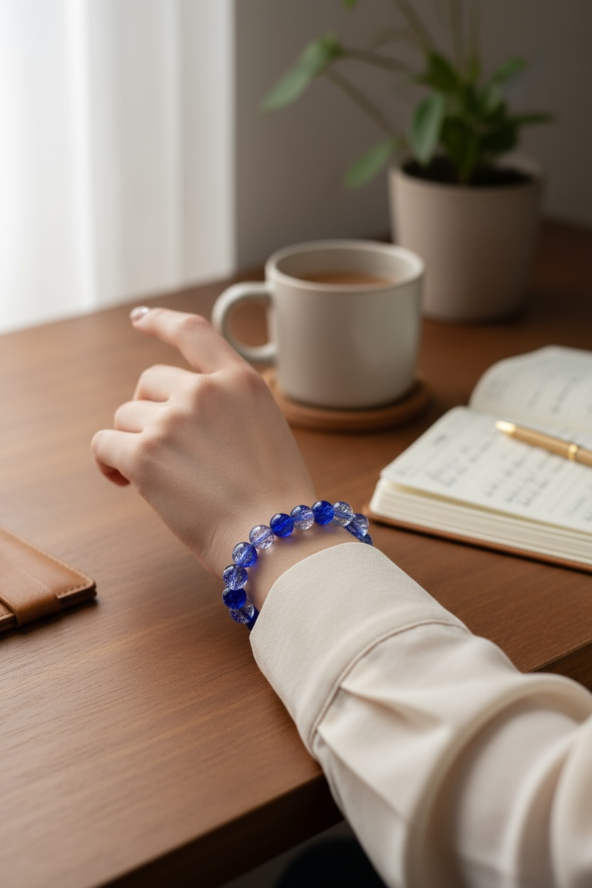 Clear Ocean blue Bracelet