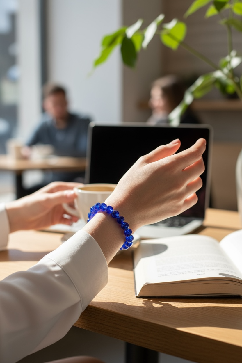 Blue Glass Bracelets